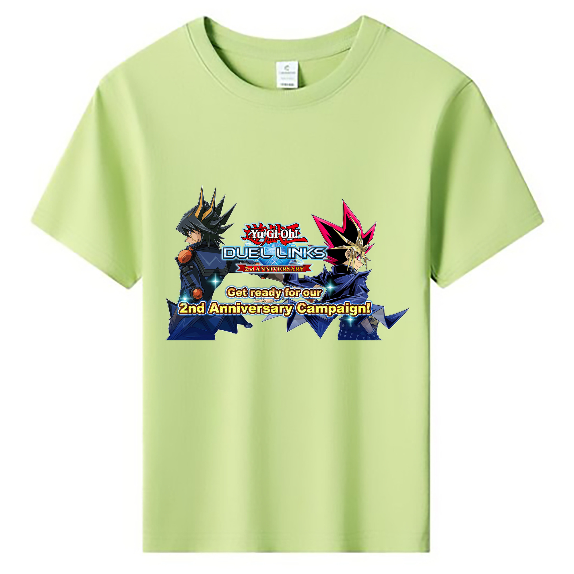 （画像用） 遊☆戯☆王 Yu-Gi-Oh! 綿100％キッズTシャツ（フロントプリント）